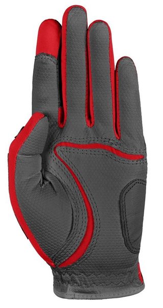Zoom Weather Damen Handschuh, grau/rot (geöffnete Verpackung)