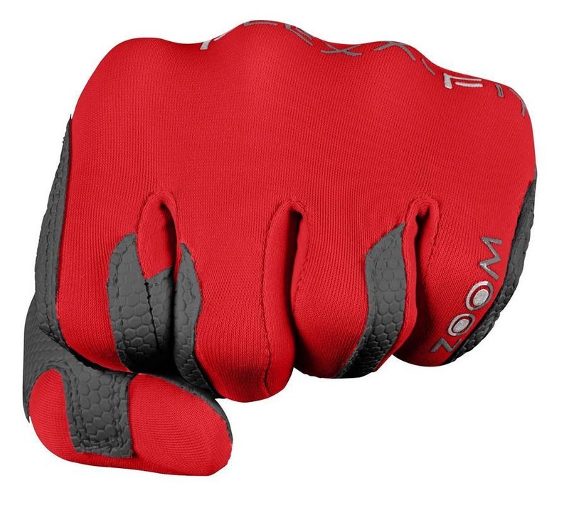 Zoom Weather Damen Handschuh, grau/rot (geöffnete Verpackung)