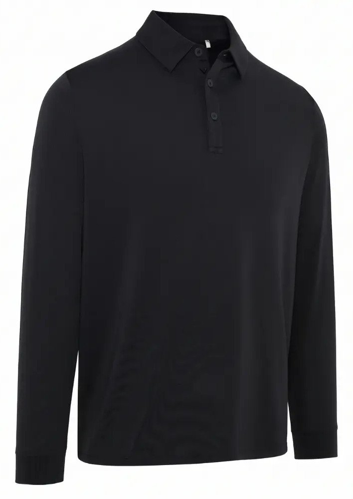 Callaway Soft Touch Long Sleeve Herren Polo, caviar