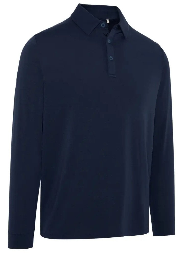 Callaway Soft Touch Long Sleeve Herren Polo, peacoat