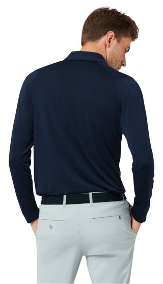 Callaway Soft Touch Long Sleeve Herren Polo, peacoat