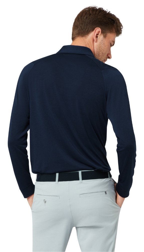 Callaway Soft Touch Long Sleeve Herren Polo, peacoat
