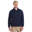 Callaway Chev Jacquard Herren Pullover, peacoat