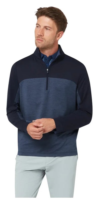 Callaway Lightweight Lux Touch Herren Pullover, peacoat