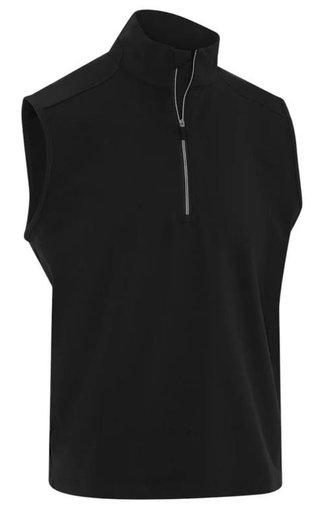 Callaway Lightweight 1/4-Zip Herren Weste, caviar