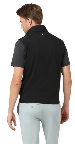 Callaway Lightweight 1/4-Zip Herren Weste, caviar