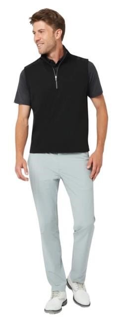 Callaway Lightweight 1/4-Zip Herren Weste, caviar