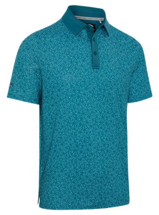 Callaway Confetti Tee Print Herren Polo, blue coral