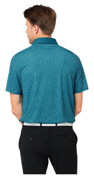 Callaway Confetti Tee Print Herren Polo, blue coral