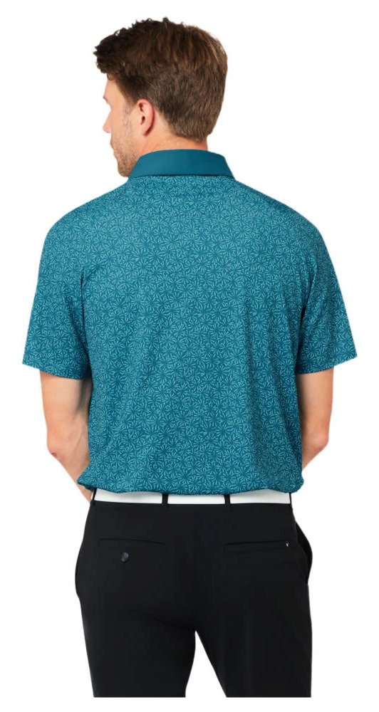Callaway Confetti Tee Print Herren Polo, blue coral