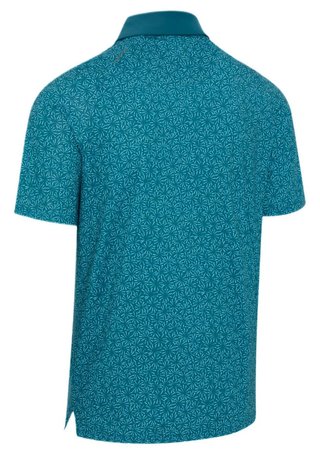 Callaway Confetti Tee Print Herren Polo, blue coral