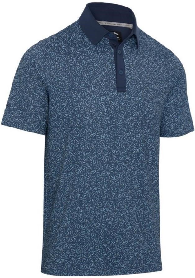 Callaway Confetti Tee Print Herren Polo, peacoat