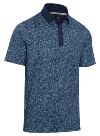 Callaway Confetti Tee Print Herren Polo, peacoat