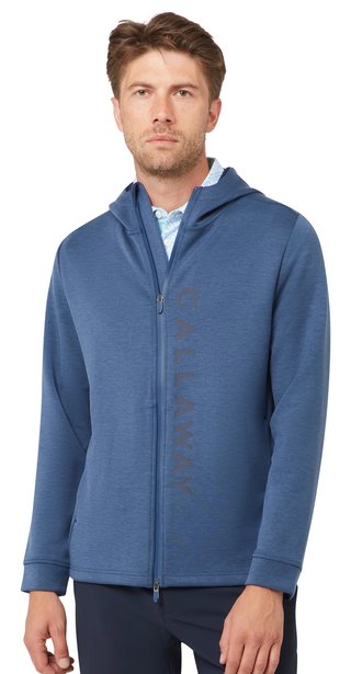 Callaway Pure Blend Herren Hoodie, peacoat heather