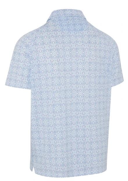 Callaway Printed Fractal Chev Herren Polo, weiß