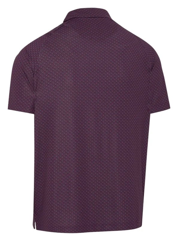 Callaway Trademark Golf Printed Herren Polo, italian plum