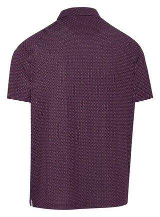 Callaway Trademark Golf Printed Herren Polo, italian plum