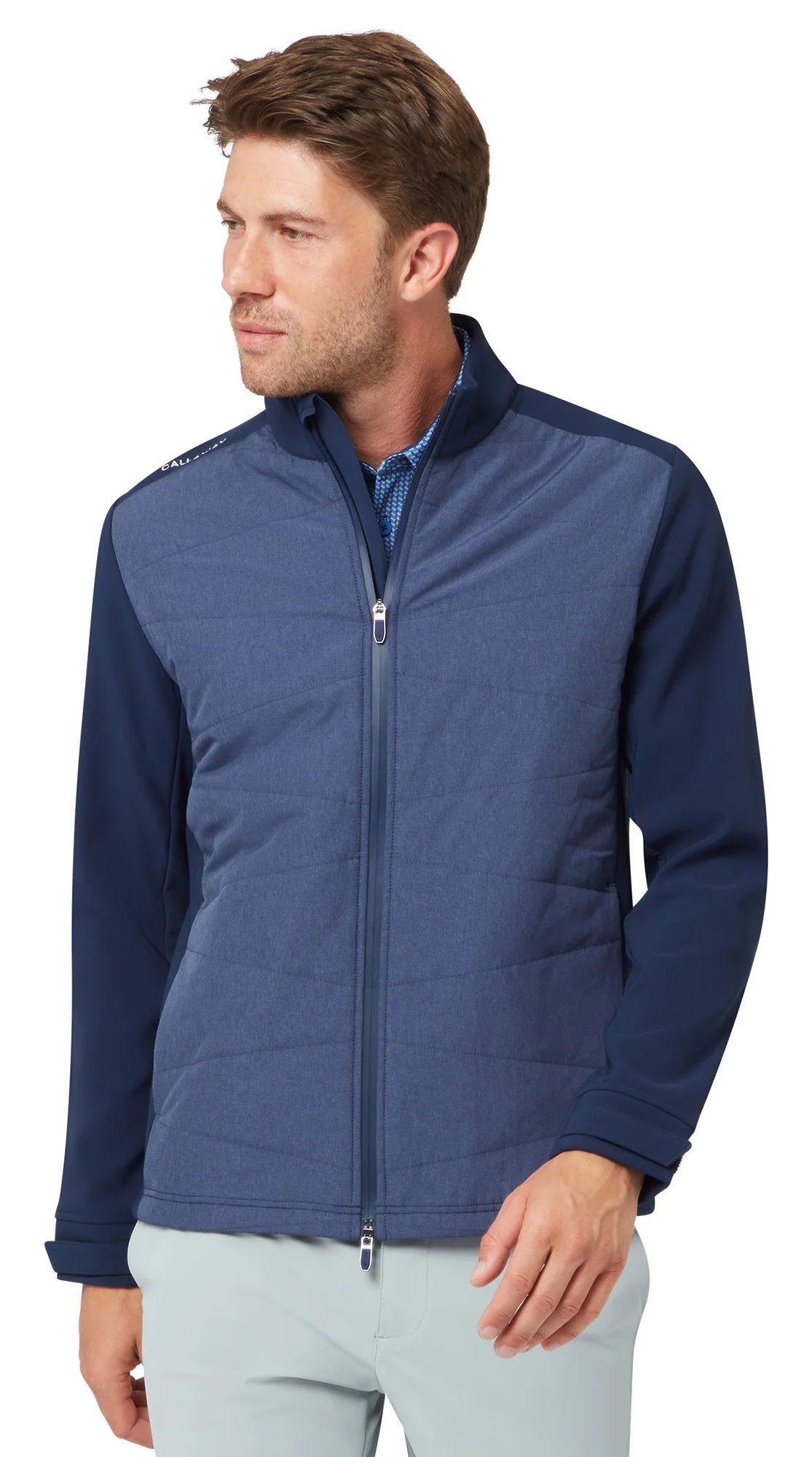 Callaway Primaloft Thermal Full Zip Herren Jacke, peacoat
