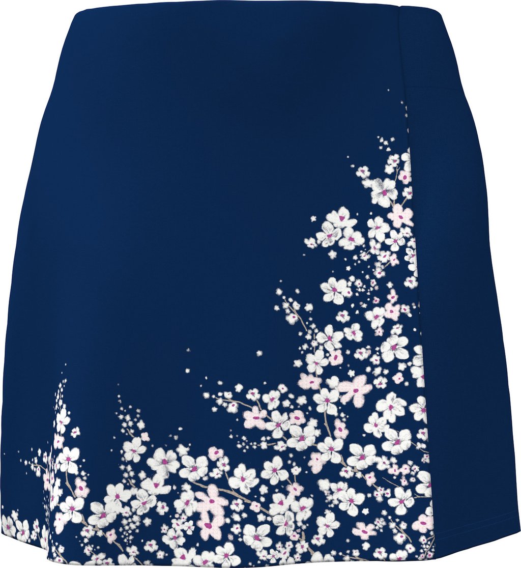 Callaway 17" Floral Printed Wrap Damen Skort, blue depths