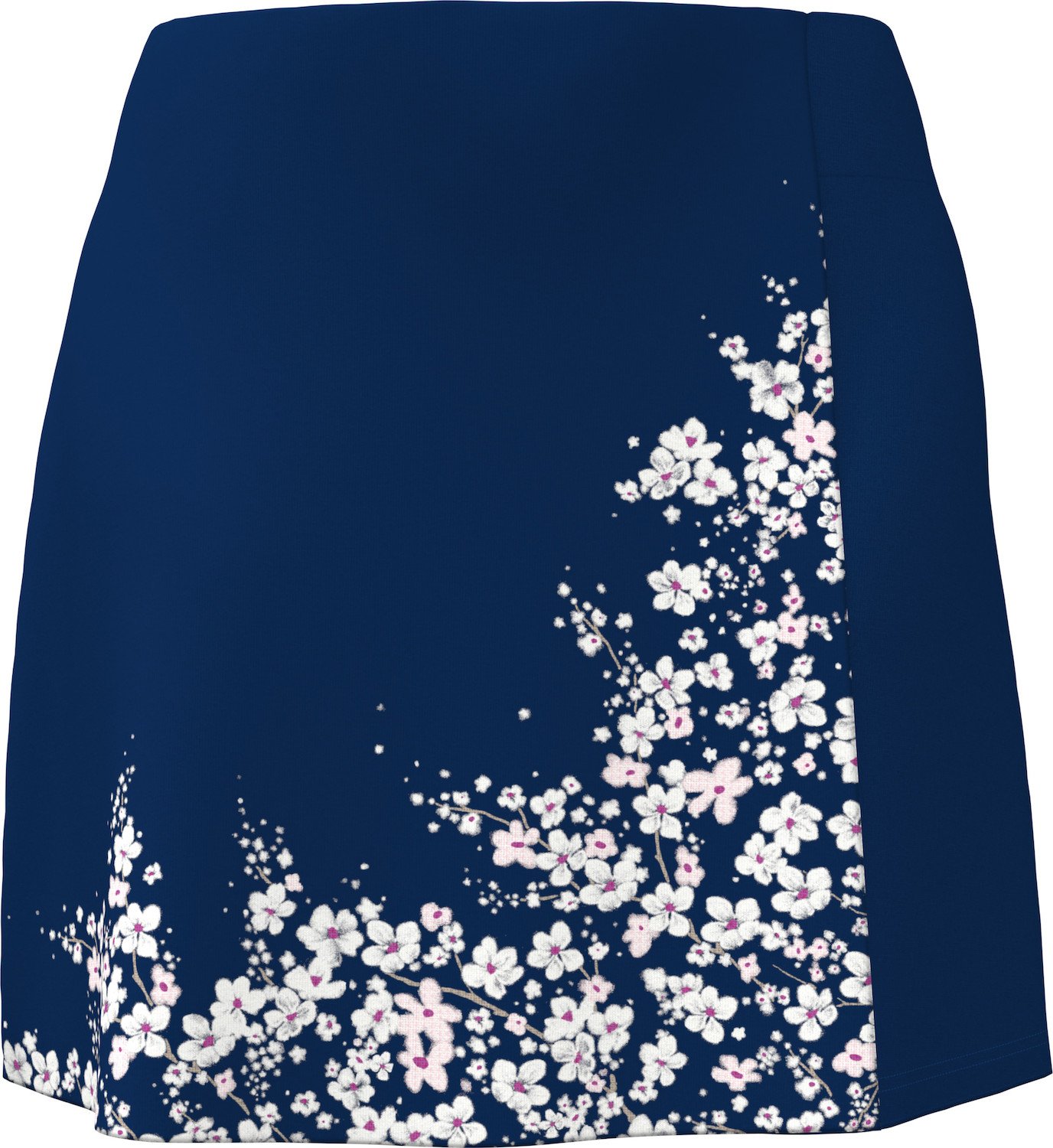 Callaway 17" Floral Printed Wrap Damen Skort, blue depths