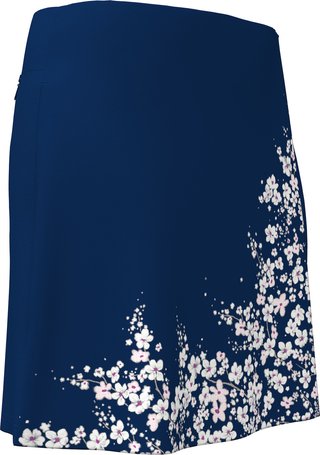 Callaway 17" Floral Printed Wrap Damen Skort, blue depths