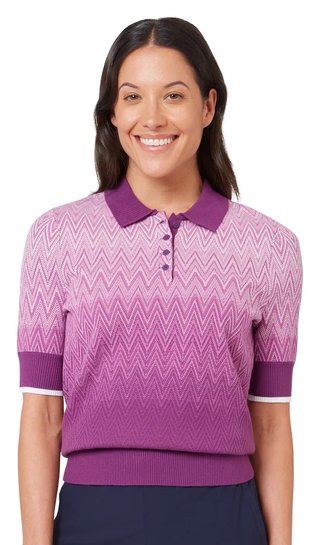 Callaway Gradient Knitted Damen Pullover, gloxinia