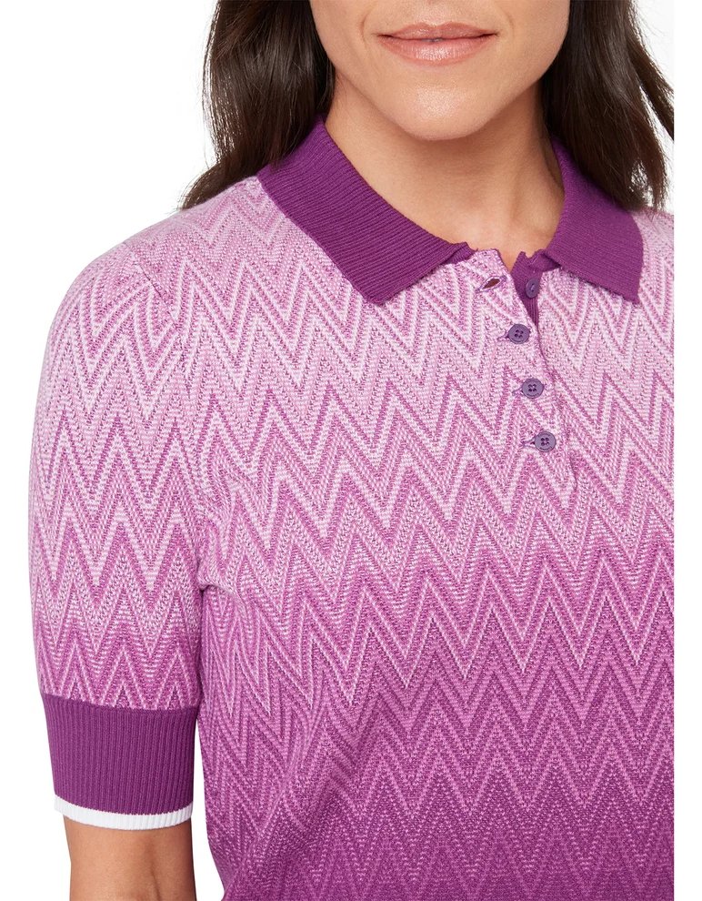 Callaway Gradient Knitted Damen Pullover, gloxinia