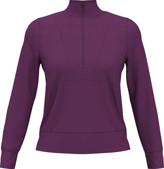 Callaway 1/2 Zip Soft Touch Damen Sweatshirt, gloxinia