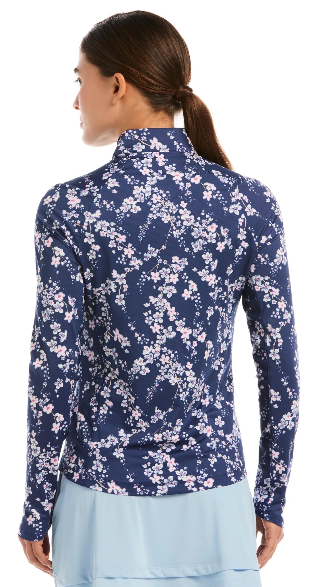 Callaway Snowy Floral Damen Sweatshirt, blue depths