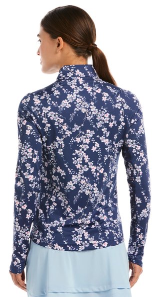 Callaway Snowy Floral Damen Sweatshirt, blue depths