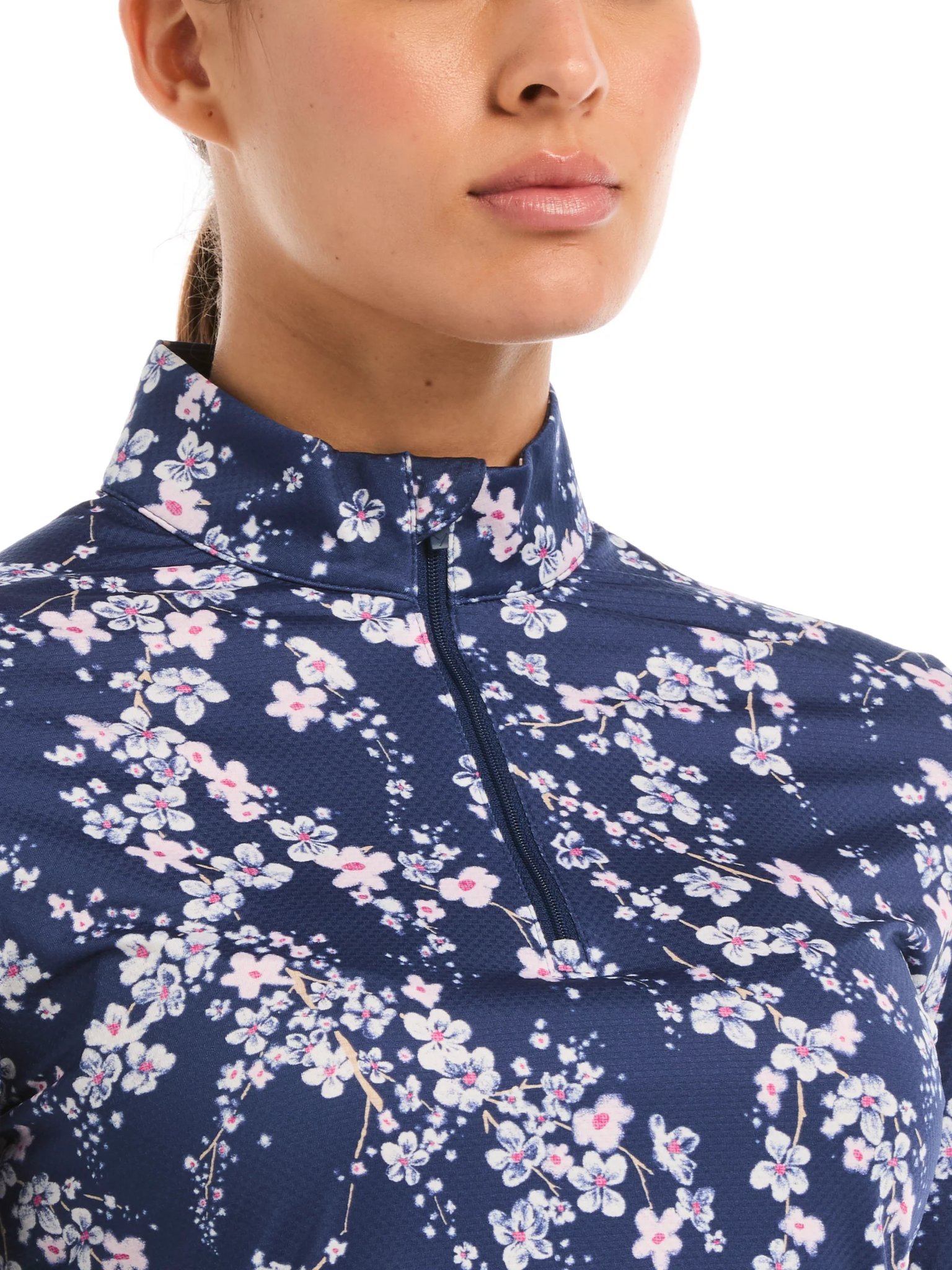 Callaway Snowy Floral Damen Sweatshirt, blue depths