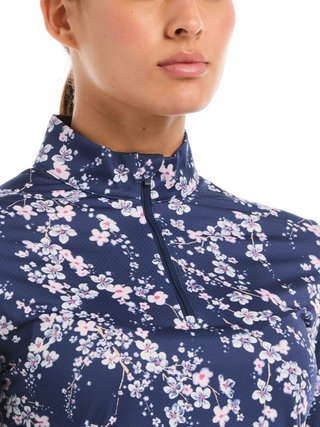 Callaway Snowy Floral Damen Sweatshirt, blue depths