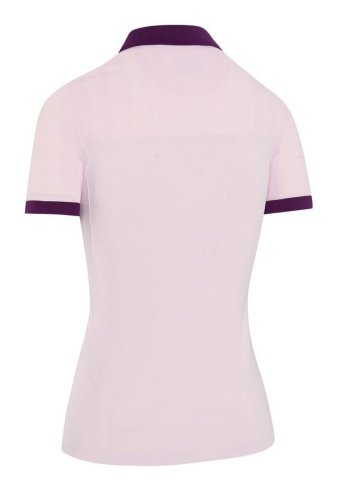 Callaway Colourblock Rib Damen Polo, cherry blossom
