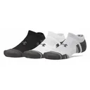 Under Armour Performance Tech No Show Unisex Socken, 3pack, mod gray/white/jet gray