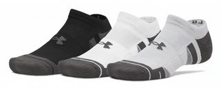 Under Armour Performance Tech No Show Unisex Socken, 3pack, mod gray/white/jet gray