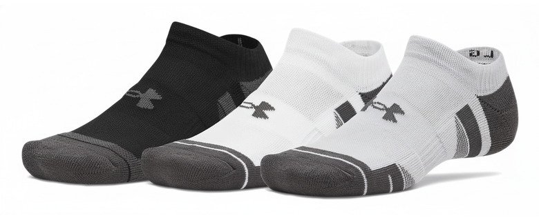 Under Armour Performance Tech No Show Unisex Socken, 3pack, mod gray/white/jet gray