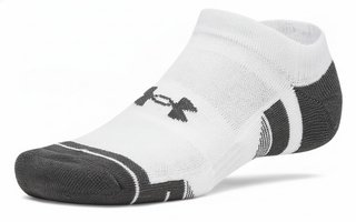 Under Armour Performance Tech No Show Unisex Socken, 3pack, weiß