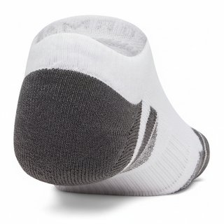 Under Armour Performance Tech No Show Unisex Socken, 3pack, weiß
