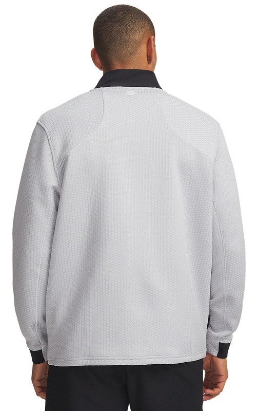 Under Armour Drive Pro Hybrid FZ Herren Sweatshirt, halo grau/weiß
