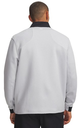 Under Armour Drive Pro Hybrid FZ Herren Sweatshirt, halo grau/weiß