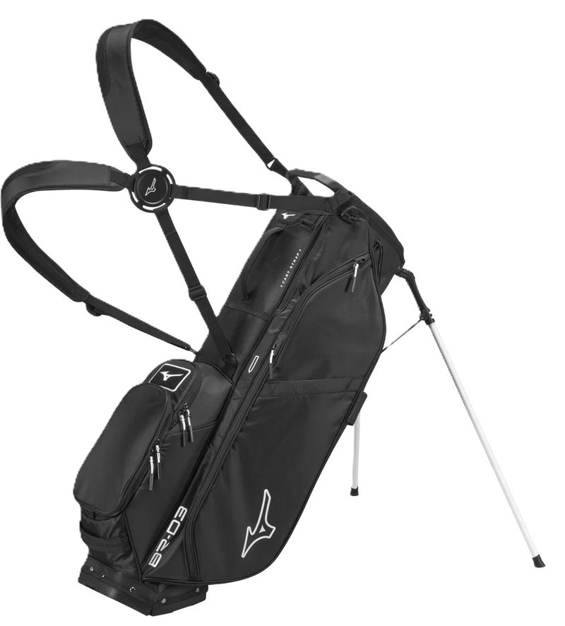 Mizuno BR-D3 Standbag, schwarz/weiß