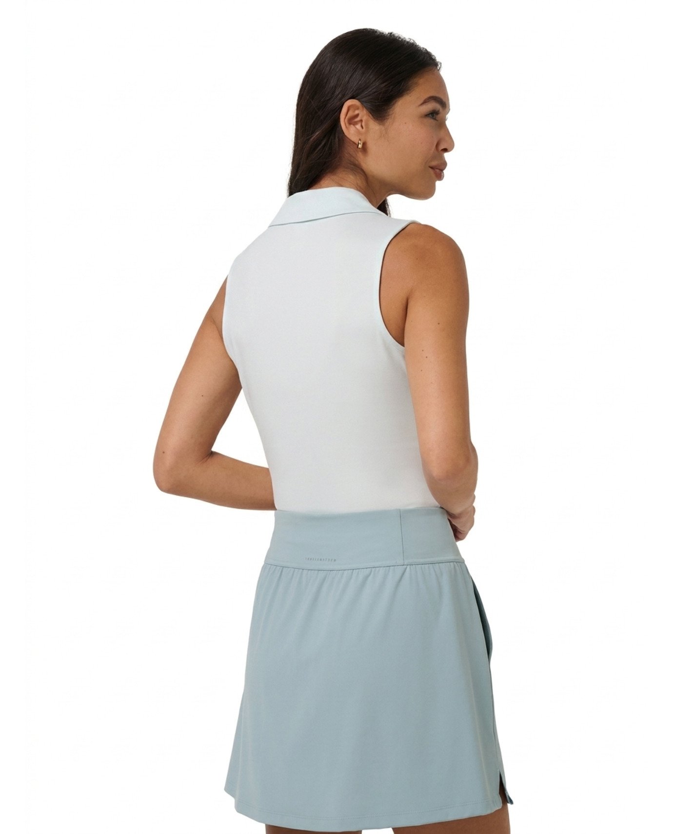 Travis Mathew Skyloft Light Sleeveless Damen Polo, heather cloudwash