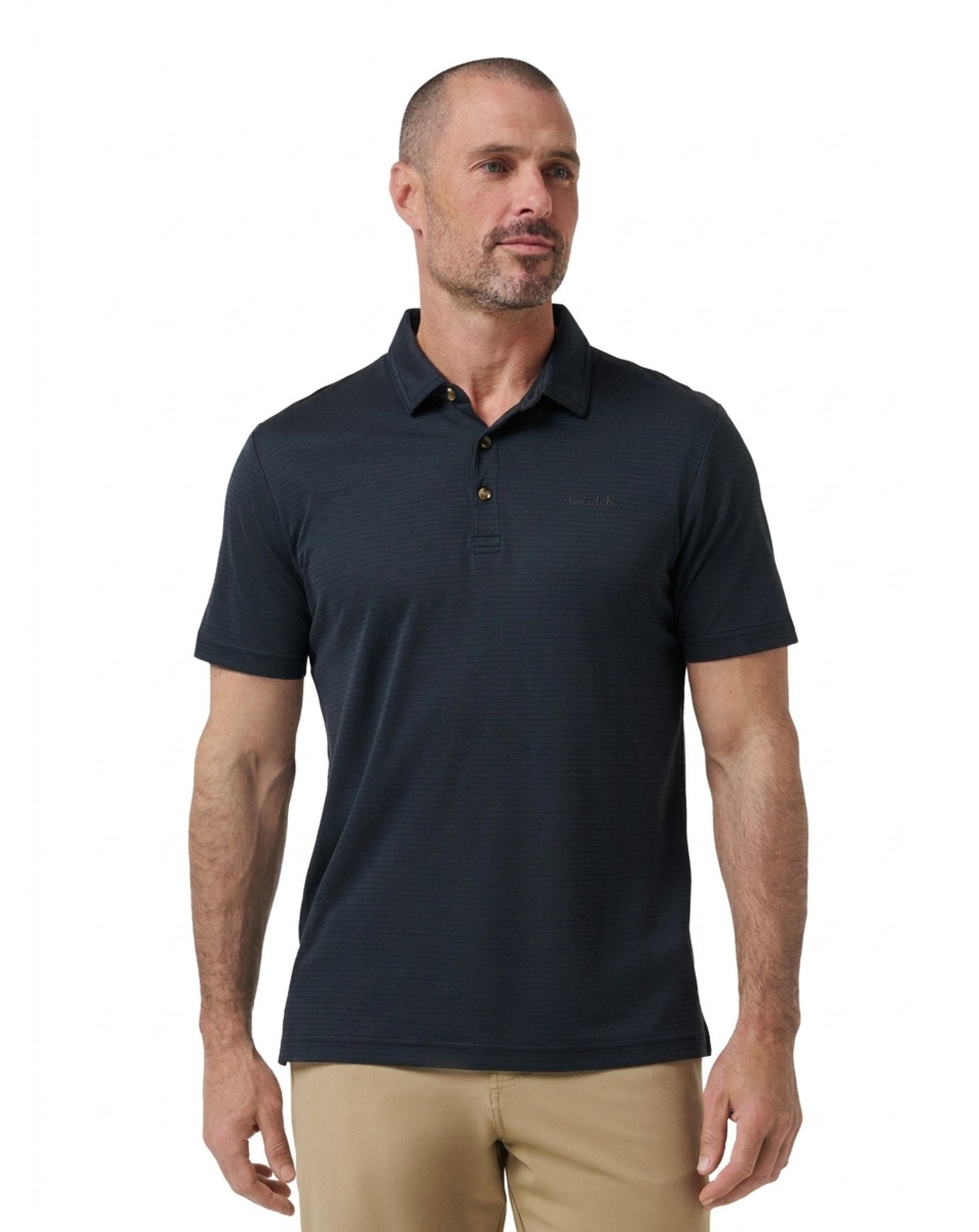 Travis Mathew The Zinna 2.0 No Logo Herren Polo, schwarz