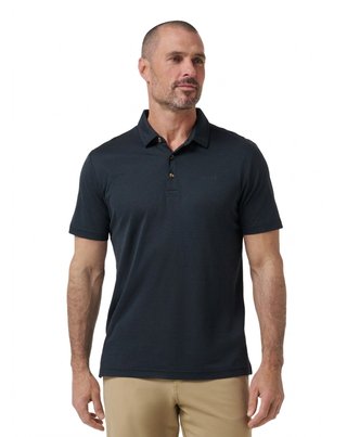 Travis Mathew The Zinna 2.0 No Logo Herren Polo, schwarz