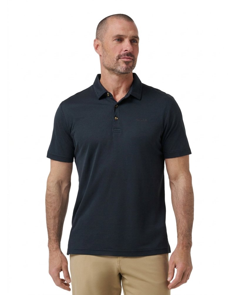 Travis Mathew The Zinna 2.0 No Logo Herren Polo, schwarz