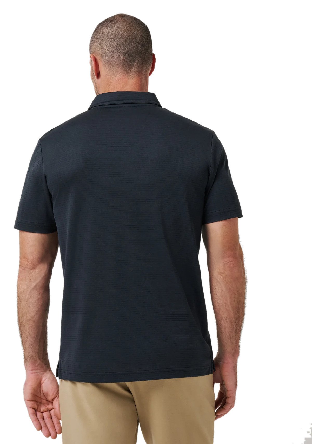 Travis Mathew The Zinna 2.0 No Logo Herren Polo, schwarz