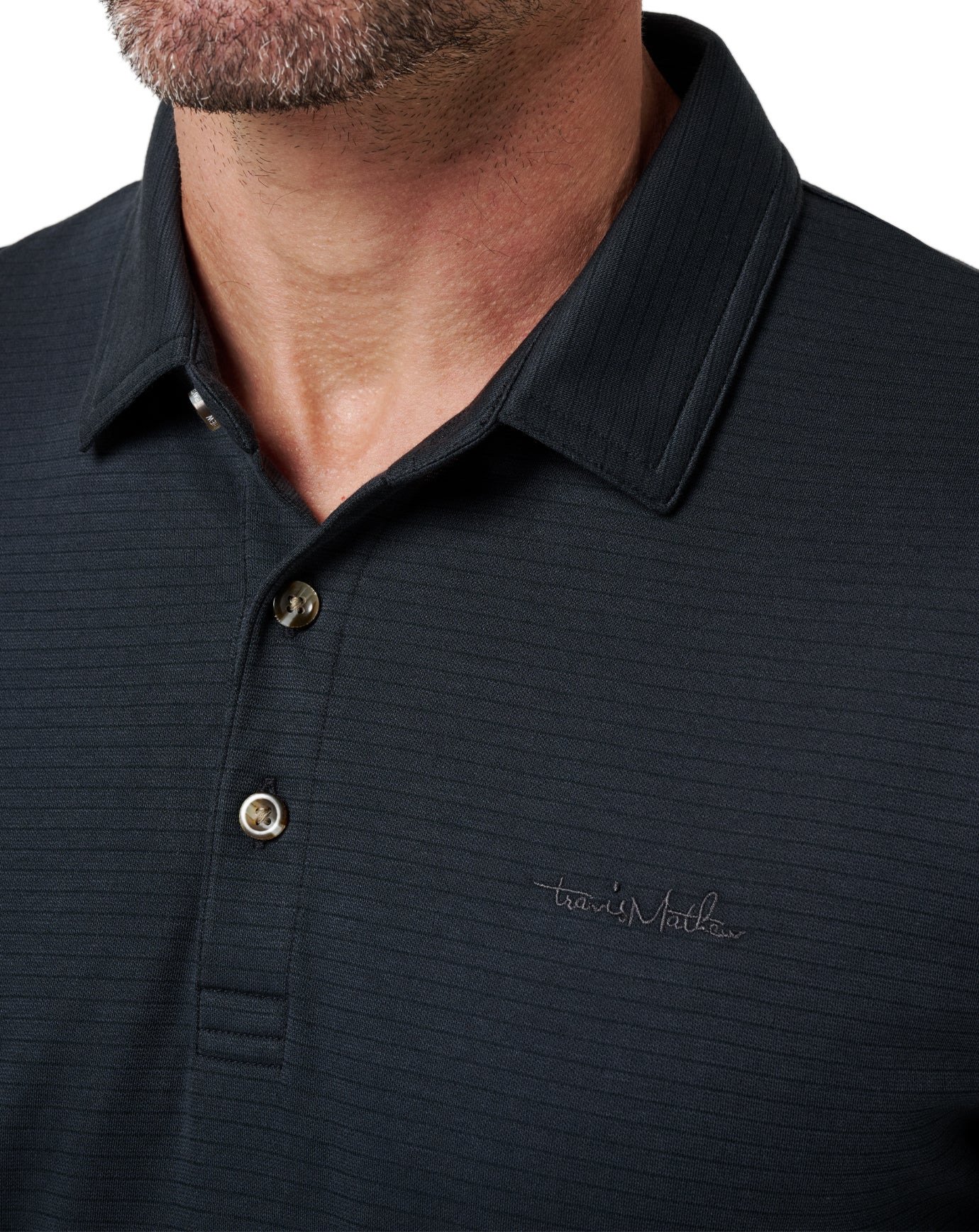 Travis Mathew The Zinna 2.0 No Logo Herren Polo, schwarz