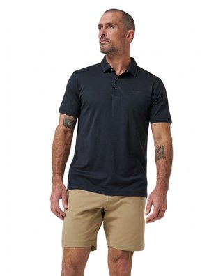 Travis Mathew The Zinna 2.0 No Logo Herren Polo, schwarz