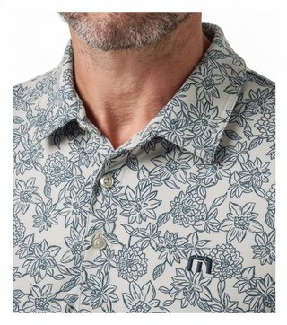 Travis Mathew Featherweight Sunbeam Herren Polo, italian sand