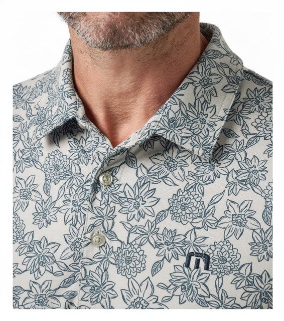 Travis Mathew Featherweight Sunbeam Herren Polo, italian sand
